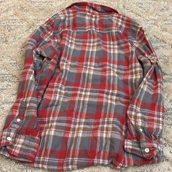 Wonder Nation Long sleeve warm button down collar polo shirt XL (14-16) Husky - Picture 4 of 4